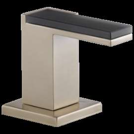 Brizo Siderna(R): Widespread Lavatory and Bidet Solar Gray Glass Lever Handle Kit, HL5382-BN