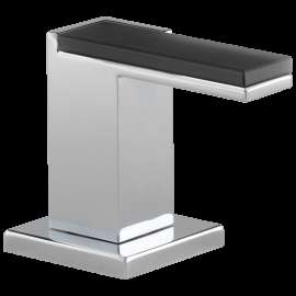 Brizo Siderna(R): Widespread Lavatory and Bidet Solar Gray Glass Lever Handle Kit, HL5382-PC