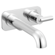 Brizo Roccesco(TM): Single-Handle Wall Mount Lavatory Bent Lever Handle Kit, HL58111-PC