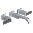 Brizo Siderna(R): Wall Mount Lavatory Solar Gray Glass Lever Handle Kit, HL5882-PC
