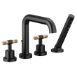 Brizo Litze(R): Roman Tub Handle Kit - T-Lever, HL633-BLGL