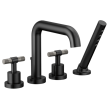 Brizo Litze(R): Roman Tub Handle Kit - T-Lever, HL633-BLSL