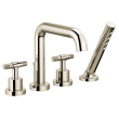 Brizo Litze(R): Roman Tub Faucet T-Lever Handle Kit, HL633-PN