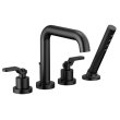 Brizo Litze(R): Roman Tub Handle Kit - Industrial Lever, HL634-BL