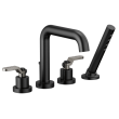Brizo Litze(R): Roman Tub Handle Kit - Industrial Lever, HL634-BLSL