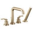 Brizo Litze(R): Roman Tub Faucet Industrial Lever Handle Kit, HL634-GL
