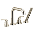 Brizo Litze(R): Roman Tub Faucet Industrial Lever Handle Kit, HL634-PN