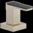 Brizo Siderna(R): Roman Tub Faucet Solar Gray Glass Lever Handle Kit, HL682-BN