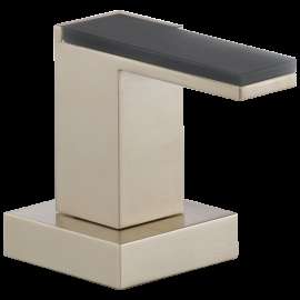 Brizo Siderna(R): Roman Tub Faucet Solar Gray Glass Lever Handle Kit, HL682-BN