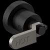 Brizo Litze(R): Two-Handle Wall Mount Tub Filler Handle Kit - Industrial Lever, HL70434-BLSL