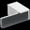 Brizo Siderna(R): Two-Handle Wall Mount Tub Filler Solar Gray Glass Lever Handle Kit, HL70482-PC