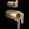 Brizo Frank Lloyd Wright(R): TempAssure(R) Thermostatic Valve with Integrated Diverter Trim Gap Lever Handle Kit, HL7599-GL