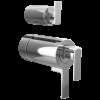 Brizo Frank Lloyd Wright(R): TempAssure(R) Thermostatic Valve with Integrated Diverter Trim Gap Lever Handle Kit, HL7599-PC