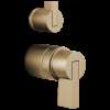 Brizo Litze(R): Pressure Balance Valve with Integrated Diverter Trim Lever Handle Kit, HL75P32-GL