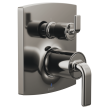 Brizo Allaria(R): Pressure Balance Valve with Integrated Diverter Trim Twist Lever Handle Kit, HL75P67-BNX