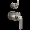 Brizo Allaria(R): Pressure Balance Valve with Integrated Diverter Trim Twist Lever Handle Kit, HL75P67-NK