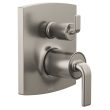 Brizo Allaria(R): Pressure Balance Valve with Integrated Diverter Trim Twist Lever Handle Kit, HL75P67-NK
