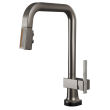 Brizo Frank Lloyd Wright(R): Pull-Down Kitchen Faucet Offset Concrete Lever Handle Kit, HLK023-BNXCR