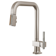 Brizo Frank Lloyd Wright(R): Pull-Down Kitchen Faucet Offset Concrete Lever Handle Kit, HLK023-SSCR