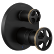Brizo Litze(R): Pressure Balance Valve With Diverter Trim Handle Kit - Wheel, HW75P32-BLGL