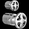 Brizo Litze(R): Pressure Balance Valve with Integrated Diverter Trim Wheel Handle Kit, HW75P32-PC