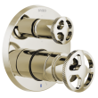 Brizo Litze(R): Pressure Balance Valve with Integrated Diverter Trim Wheel Handle Kit, HW75P32-PN