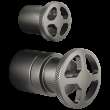 Brizo Litze(R): Pressure Balance Valve with Integrated Diverter Trim Wheel Handle Kit, HW75P32-SL