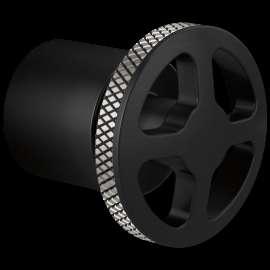 Brizo Litze(R): 3 And 6 Setting Diverter Trim Handle Kit - Wheel, HW932-BLSL