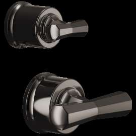 Brizo Beauclere(R): Pressure Balance Valve with Integrated Diverter Trim Cross Handle Kit, HX75P65-BNX