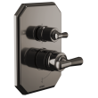 Brizo Beauclere(R): Pressure Balance Valve with Integrated Diverter Trim Cross Handle Kit, HX75P65-BNX