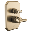 Brizo Beauclere(R): Pressure Balance Valve with Integrated Diverter Trim Cross Handle Kit, HX75P65-GL