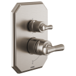 Brizo Beauclere(R): Pressure Balance Valve with Integrated Diverter Trim Cross Handle Kit, HX75P65-NK