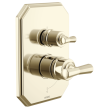 Brizo Beauclere(R): Pressure Balance Valve with Integrated Diverter Trim Cross Handle Kit, HX75P65-PN
