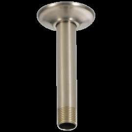 Brizo Essential(TM) Shower: 6" Ceiling Mount Shower Arm And Round Flange, RP48985BN