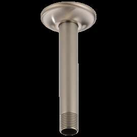 Brizo Essential(TM) Shower: 6" Ceiling Mount Shower Arm And Round Flange, RP48985NK