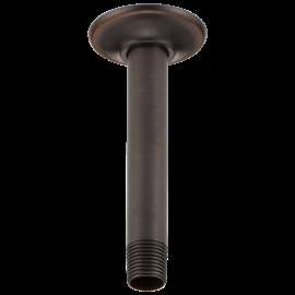 Brizo Essential(TM) Shower: 6" Ceiling Mount Shower Arm And Round Flange, RP48985RB