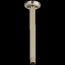 Brizo Essential(TM) Shower: 10" Ceiling Mount Shower Arm And Round Flange, RP48986PN
