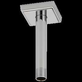 Brizo Essential(TM) Shower: 6" Ceiling Mount Shower Arm And Square Flange, RP70764PC