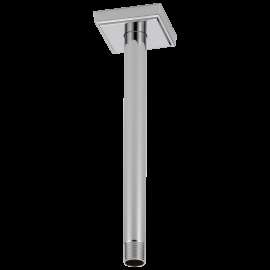 Brizo Essential(TM) Shower: 10" Ceiling Mount Shower Arm And Square Flange, RP70765PC