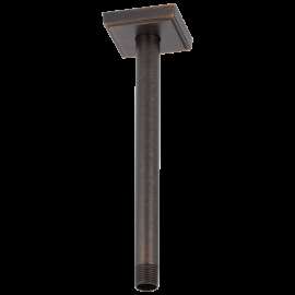 Brizo Essential(TM) Shower: 10" Ceiling Mount Shower Arm And Square Flange, RP70765RB