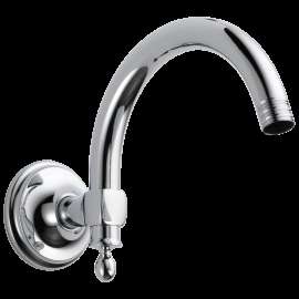 Brizo Essential(TM) Shower: 10" Classic Wall Mount Shower Arm And Flange, RP70909PC