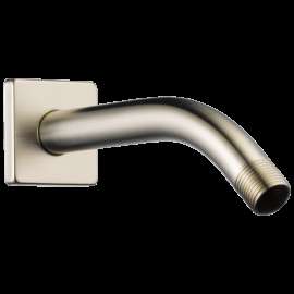 Brizo Essential(TM) Shower: 7" Linear Square Wall Mount Shower Arm And Flange, RP74448BN