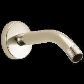 Brizo Essential(TM) Shower: 7" Linear Round Wall Mount Shower Arm And Flange, RP74751PN