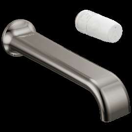 Brizo Allaria(R): Two-Hole, Single-Handle Wall Mount Lavatory Faucet - Less Handle 1.2 GPM, T65767LF-BNXLHP-ECO
