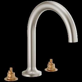 Brizo Odin(R): Roman Tub Faucet - Less Handles, T67375-BNLHP