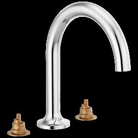 Brizo Odin(R): Roman Tub Faucet - Less Handles, T67375-PCLHP