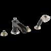 Brizo Rook(R): Roman Tub Trim with Hand Shower - Less Handles, T67461-NKBLLHP