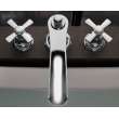 Brizo Rook(R): Roman Tub Trim with Hand Shower - Less Handles, T67461-PCLHP