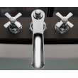 Brizo Rook(R): Roman Tub Trim with Hand Shower - Less Handles, T67461-PCLHP