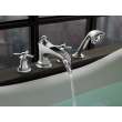 Brizo Rook(R): Roman Tub Trim with Hand Shower - Less Handles, T67461-PCLHP